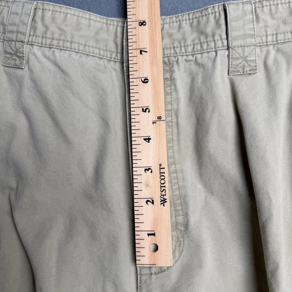 Columbia Mens Tan Khaki Cotton Canvas Cargo Utility Pants 40x32 AM 8255